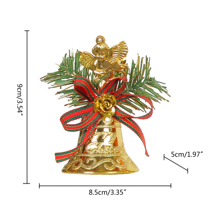 Ornamen Liontin Lonceng Gantung Untuk Dekorasi Pohon Natal