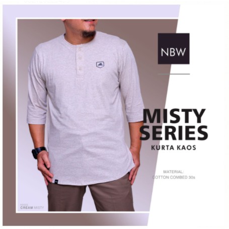 Kurta Kaos Misty NBW - Baju Muslim Pria Nabawi