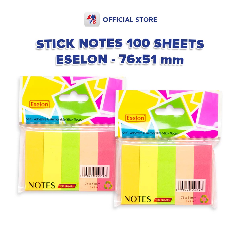 

Sticky Notes Pastel Eselon 5 Warna Stiki Notes Isi 100 Sheets Kecil