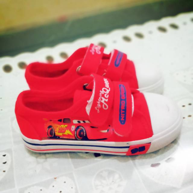 New Sepatu anak Cars Disney ori