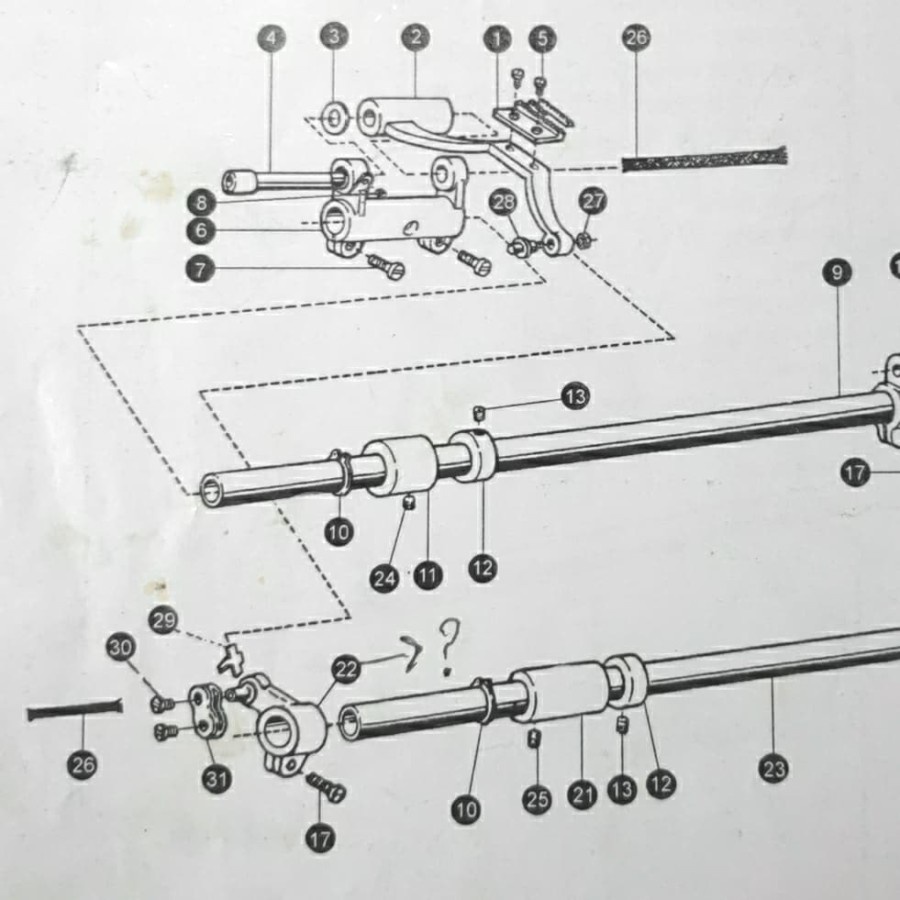 Kaca Mata / Feed Lever Link Mesin Jahit Industri TYPICAL