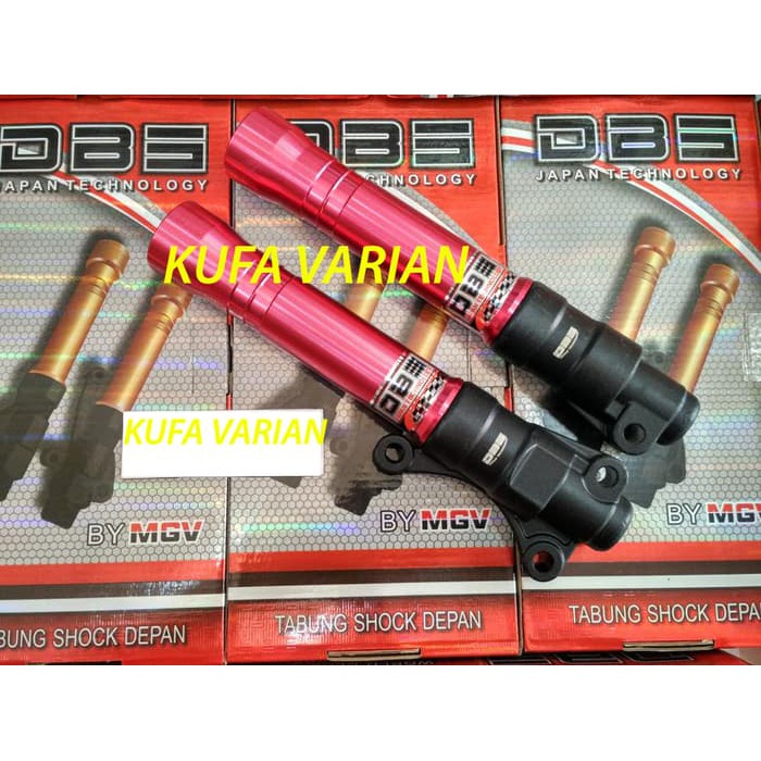 Shock Tabung Depan CNC Vario / Mio / Beat Old DBS Original By MGV