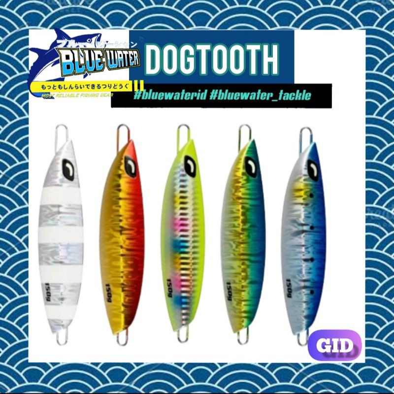 Metal Jig Dogtooth 100gram 150gram 200gram Slow Jigging BLUEWATER