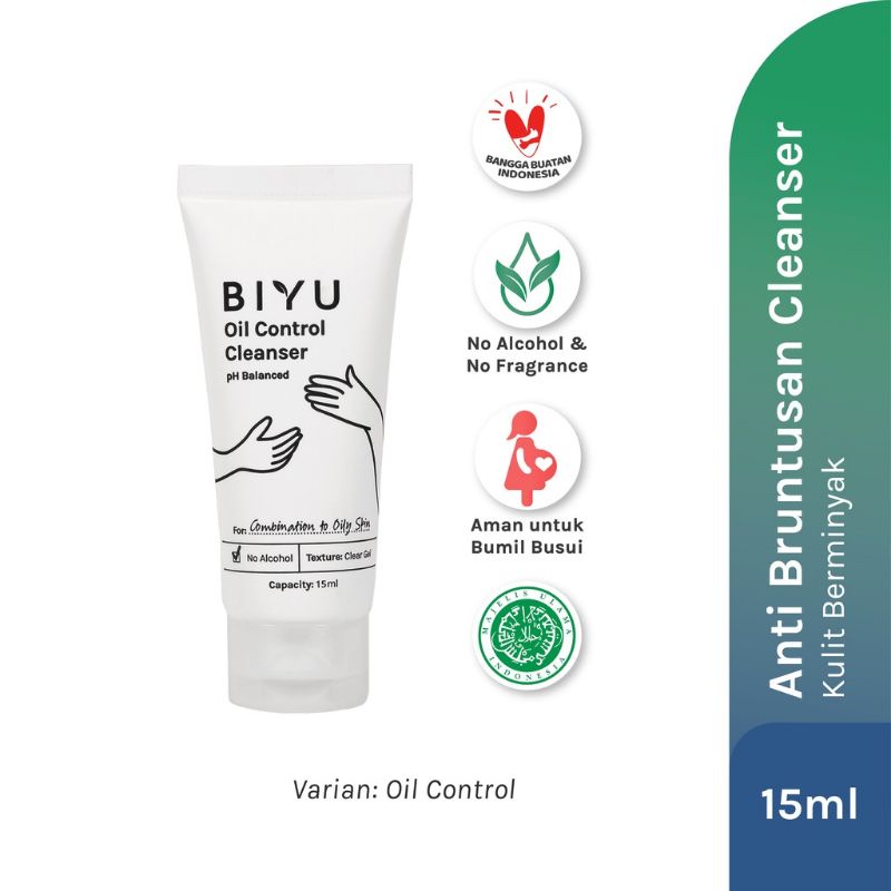 BIYU GENTLE CLEANSER/ OIL CONTROL CLEANSER / PURE GENTLE CLEABSER 15ml 80ml