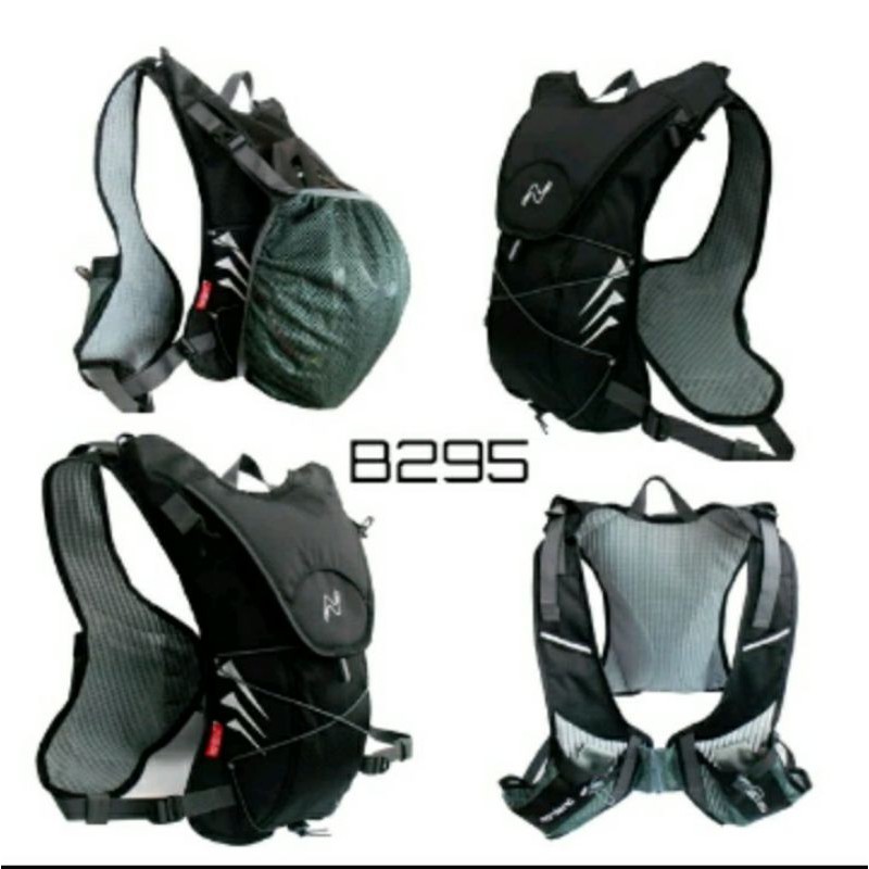 Tas hydropack trail running Nordend b295 hitam abu
