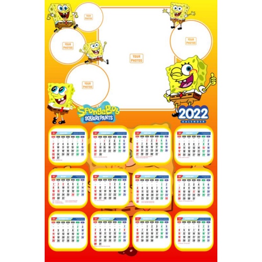 

Kalender custom 2023. Kalender 12 bulan