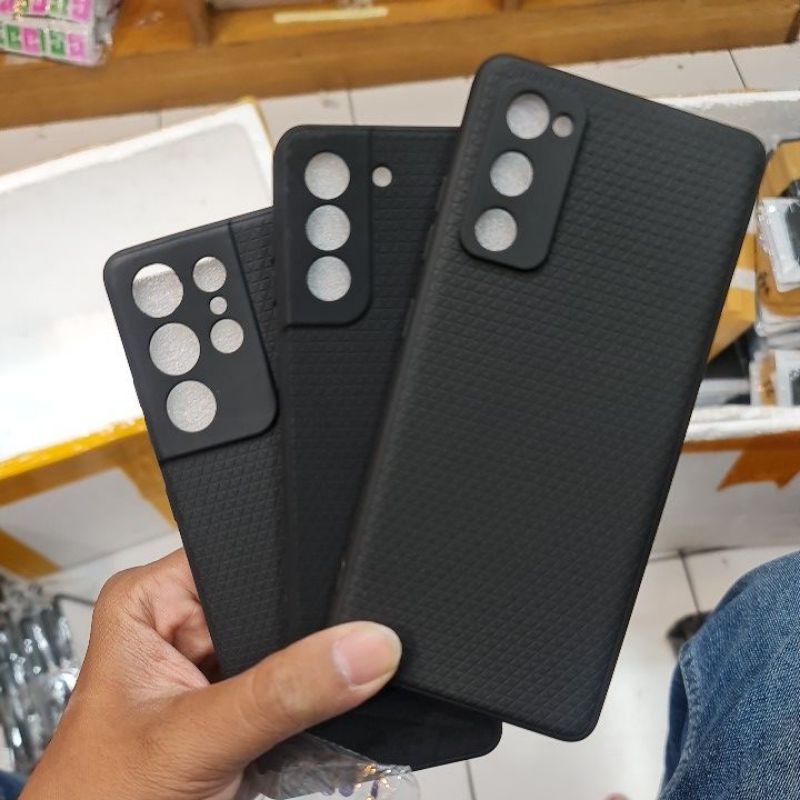 SAMSUNG S20 FE S20 S20 PLUS S21 S21+ S21 ULTRA S21 PLUS CASE SOFT REAL LUXURY FIBER SOFTCASE SILIKON HITAM CASING COVER BLACK CASE PELINDUNG KAMERA S20+