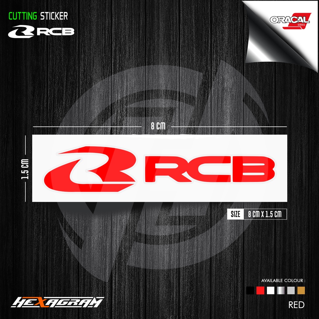 Cutting Stiker RCB | Stiker Cutting RCB | RCB