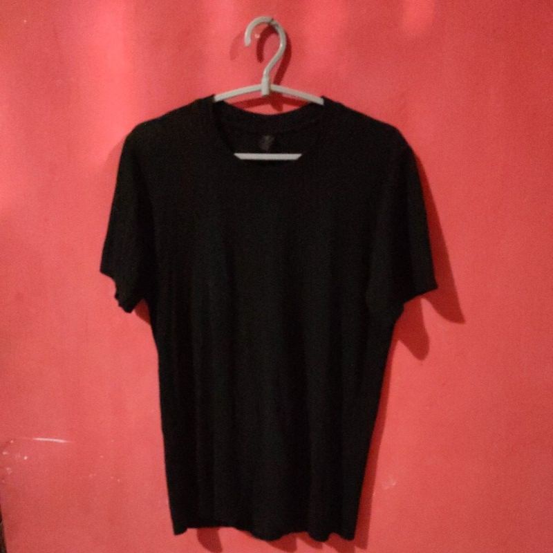 KAOS POLOS OVERSIZE HITAM