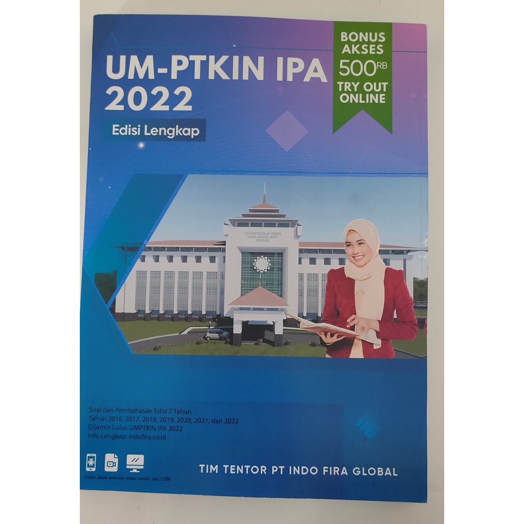 Soal dan Pembahasan Buku  UMPTKIN IPA 2022 (Edisi Lengkap) + Bonus Akses Online