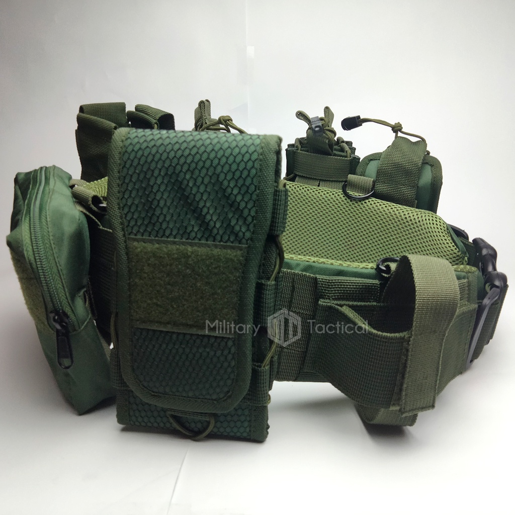 Kopel Set | Kopel Set Tactical | Kopel Set Lengkap | Kopel Set Multifungsi | Kopel Serbu | Warbelt | Kopel Set Hijau