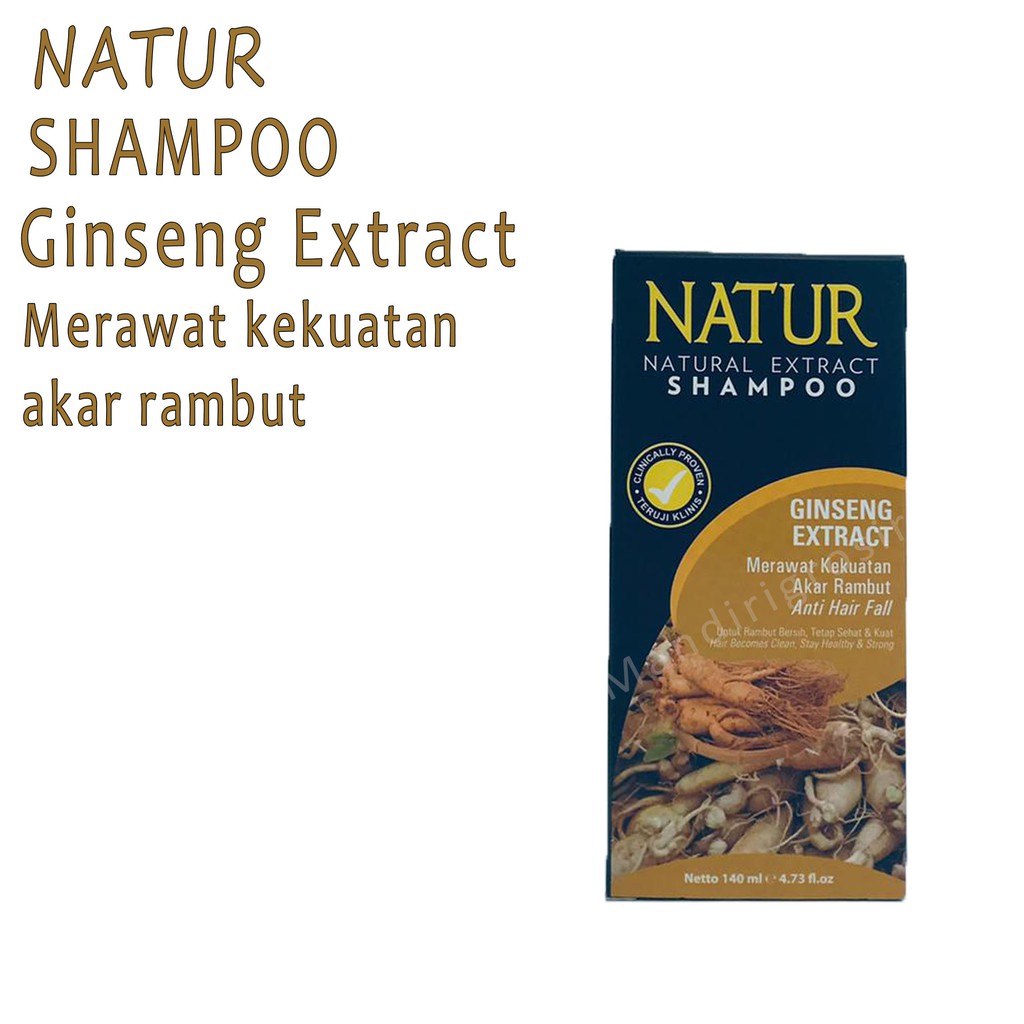 Shampoo *Natur * Ginseng Extract * 140ml