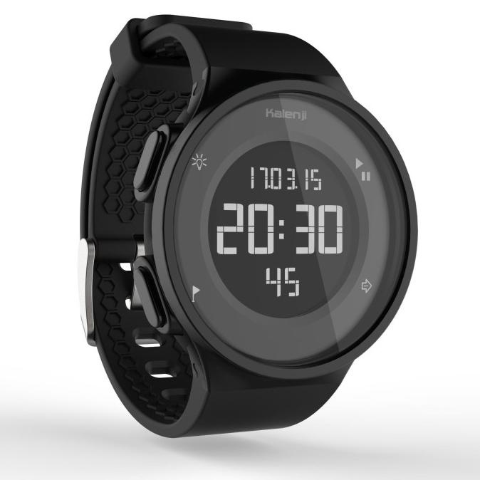 RECOMENDED DECATHLON KALENJI WATCH W500 M SWIP BLACK - 8332145