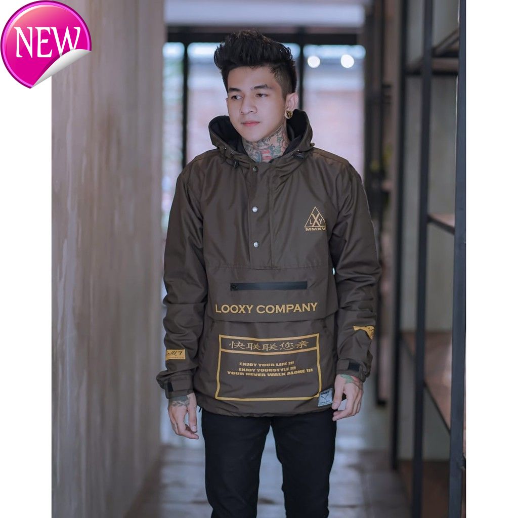 JAKET PRIA - JAKET CAGOULE LOOXY - JAKET CASUAL - JAKET CASUAL PRIA -JAKET PRIA CASUAL - JAKET MOTOR