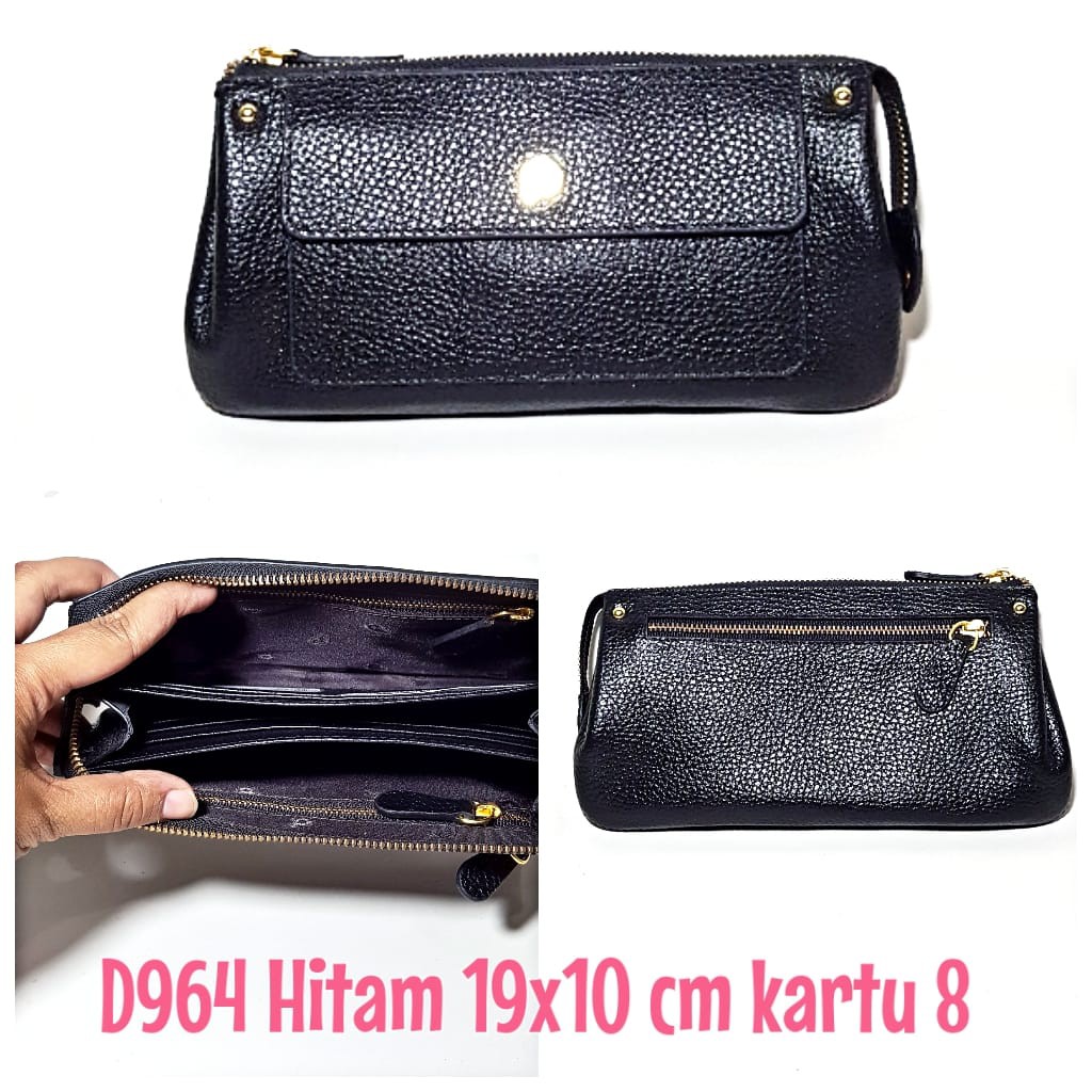 Dompet Kulit Papillon Original D964 Hitam Dora