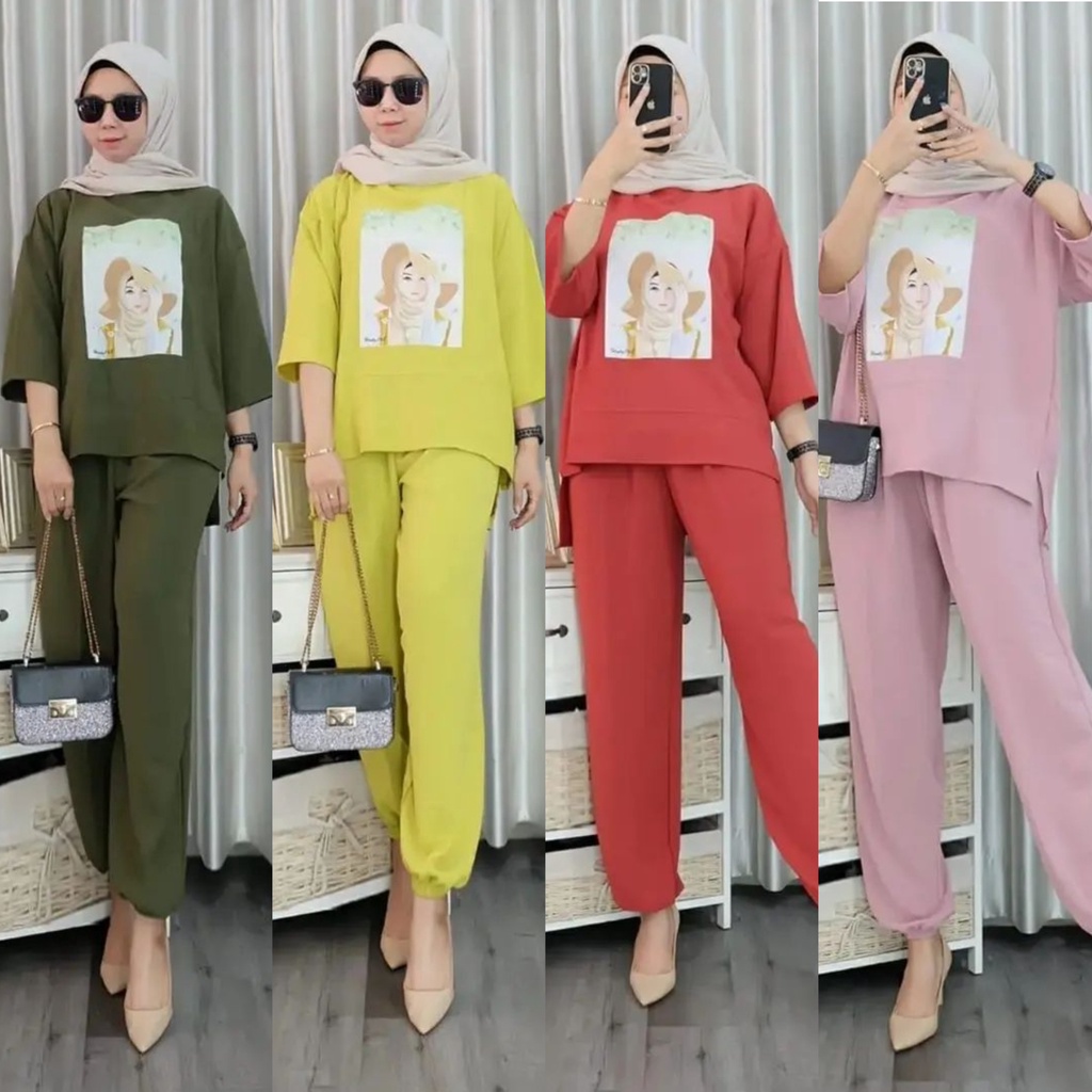 Mawar Set / Setelan Wanita Kekinian / Setelan Wanita / Setelan / Setelan Wanita Kekinian Import / Setelan Wanita Jumbo / Setelan Wanita Terbaru / Setelan Wanita Import / Set Wanita / Set Wanita Kekinian / Set Wanita Import / Set Wanita Korea