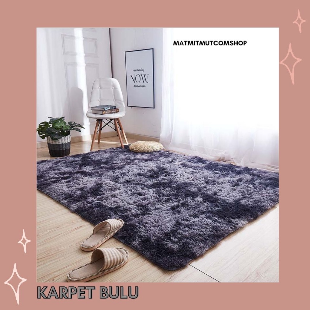 Karpet Bulu Rasfur Tebal 150x100 Karpet Bulu Halus