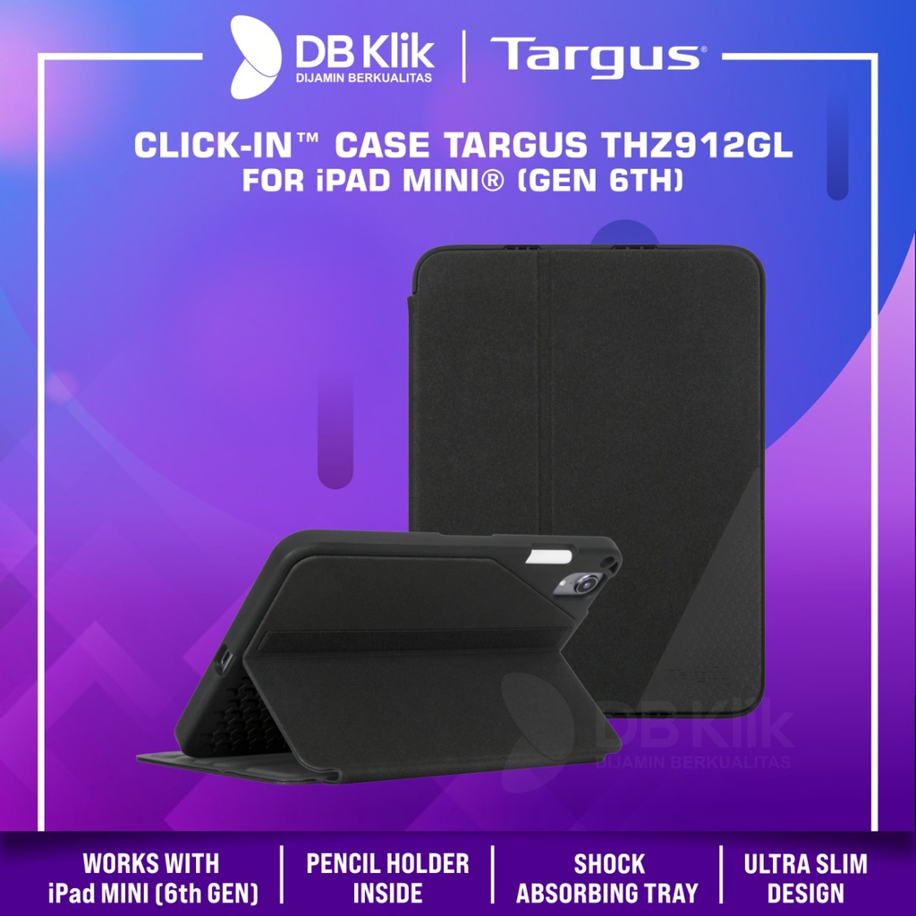 Click-In Case TARGUS THZ912GL for New Mini (6th Gen) Black