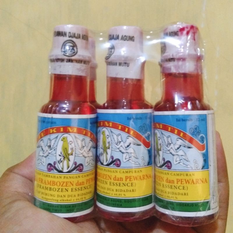 

Paket Essence Cap Burung dan Dua Bidadari frambozen/durian/nanas/rose/vanili