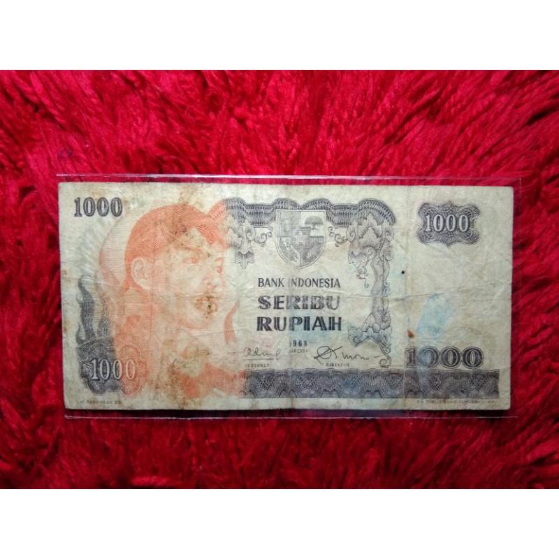 Uang Kuno 1000 RUPIAH 1968