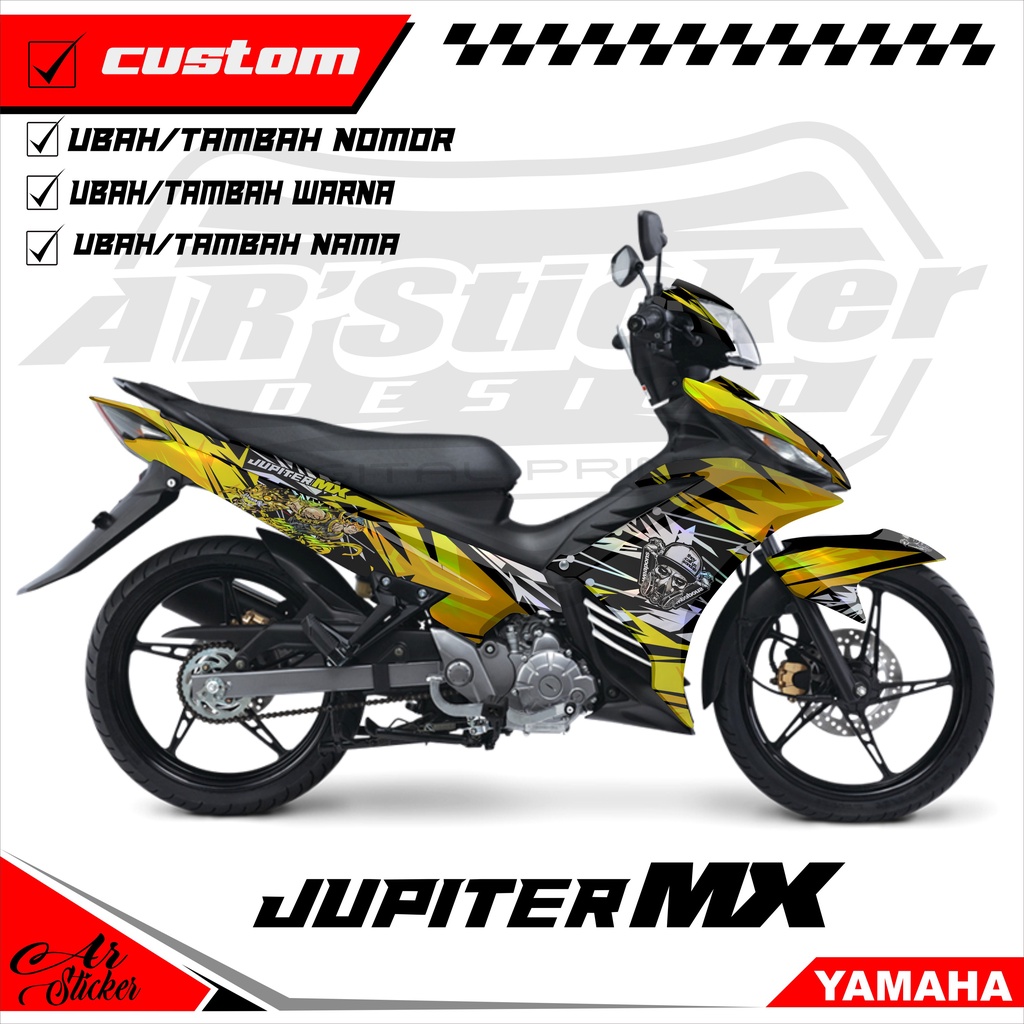 Decal Jupiter MX New 135 Hologram Full body - Stiker Jupiter Mx 135 New Full body 005