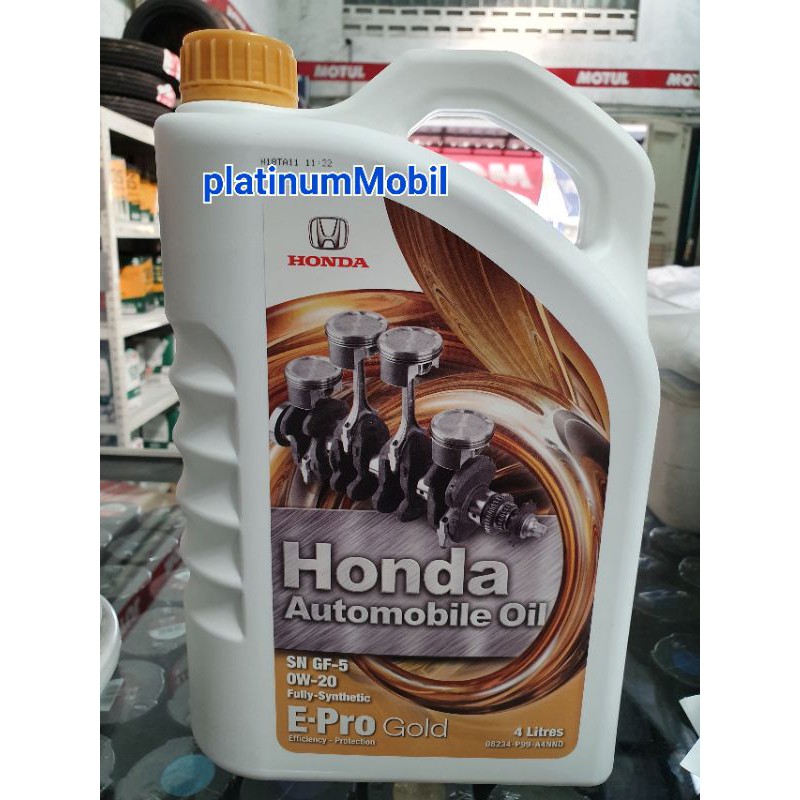 Oli Mesin Honda Epro Gold 0w.20 Fully-Synthetic 4 liter