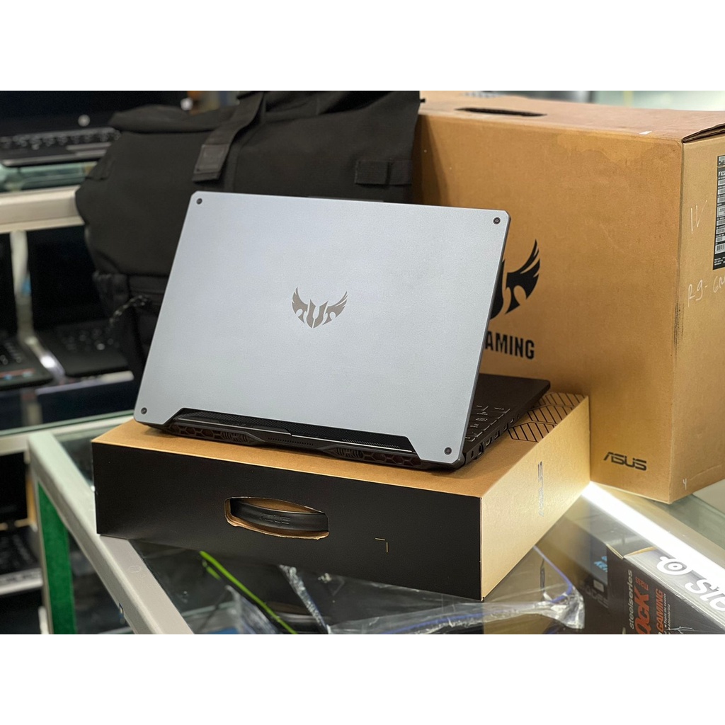 Laptop leptop bekas DESAIN GAMING SECOND LIKE NEW asus tuf gaming fx506iv AMD RYZEN 9 Ram 8gb ssd 512 mulus vga NVIDISA GEFORCE RTX 2060 6GB garansi aktif 1 tahun