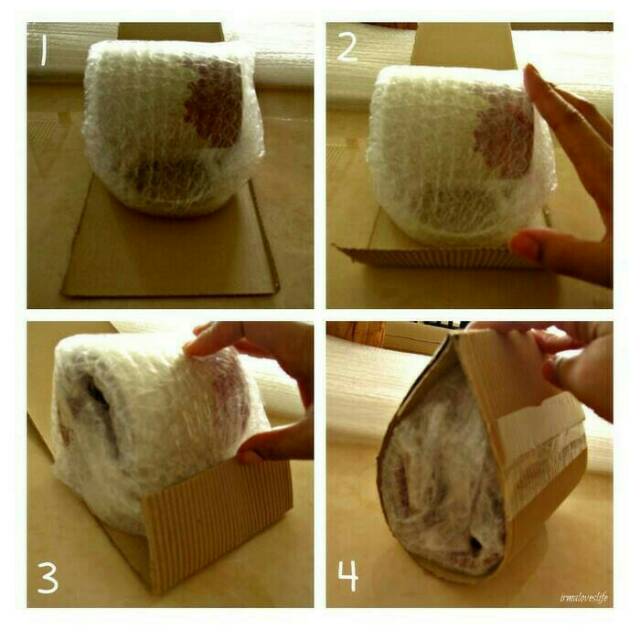 

Tambahan packing bubble wrap untuk 1 mug