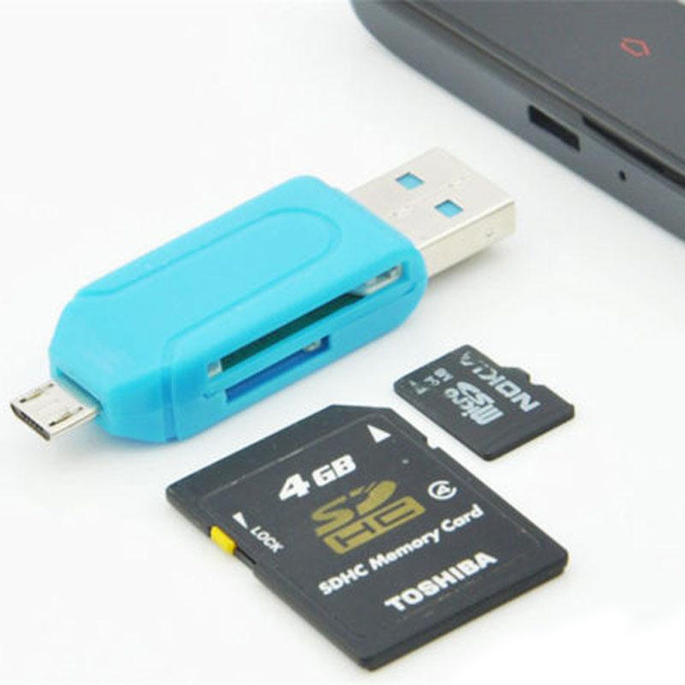 Trend-2in1 Card Reader OTG 2 Slot