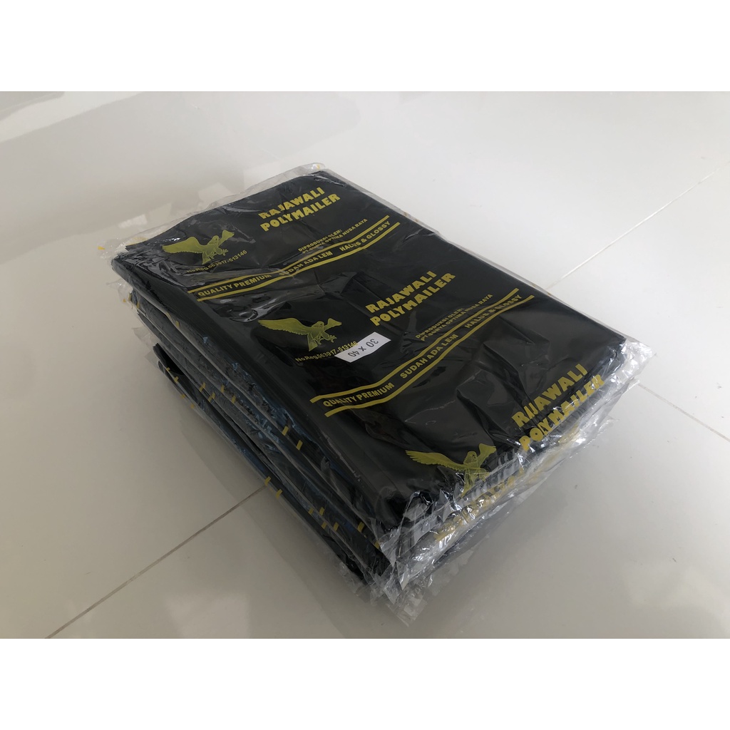 Plastik Packing Polymailer Uk 50X60CM isi 100pcs Rajawali Hitam