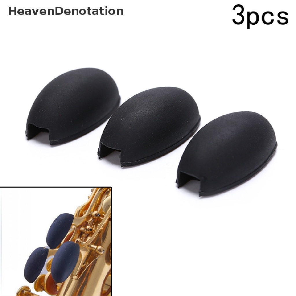 [HeavenDenotation] 3pcs/lot Saxophone Rubber Keys Risers Woodwind Instrument Thumb Finger Rest