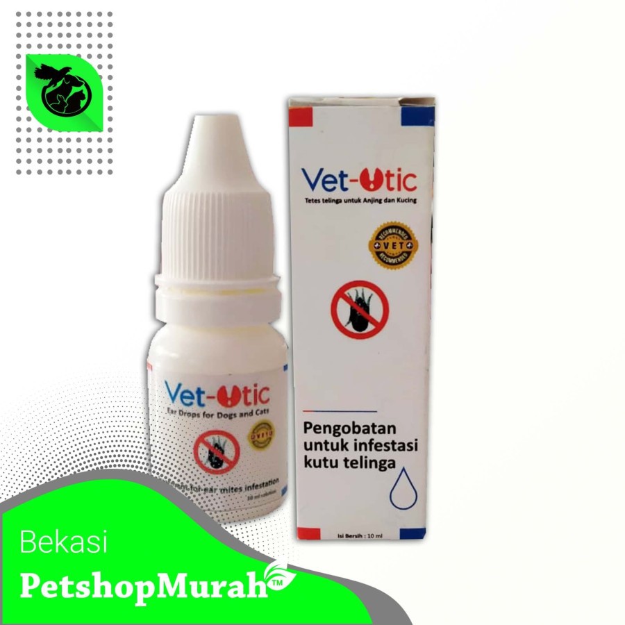 Obat Tetes Telinga Kucing Dan Anjing Membasmi Kutu Telinga 10ML