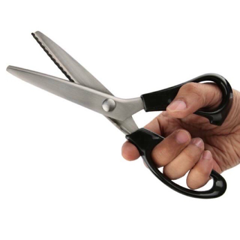 

Gunting Kain ZigZag 9"-230mm Stainless Steal Plastic Handle