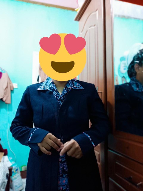 Stelan Rok Kombinasi Batik