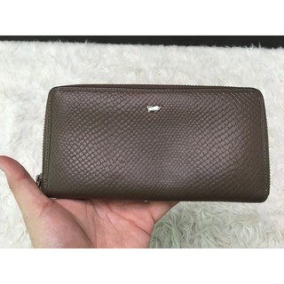 Dompet panjang branded BALLY Red stripe purse second 