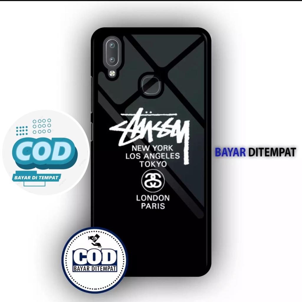 ACASTO Case Vivo Y12/ Y15/ Y17/ Y91/ Y93/ Y95 gambar motif fashion logo branded art style pria & wan