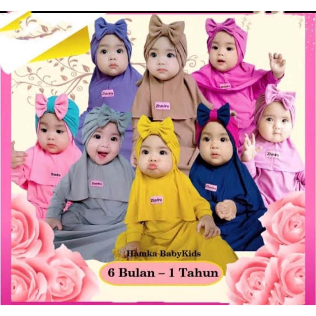 (KJI) GAMIS KINAYU ONE SET ANAK / SETELAN HIJAB JERSEY PREMIUM