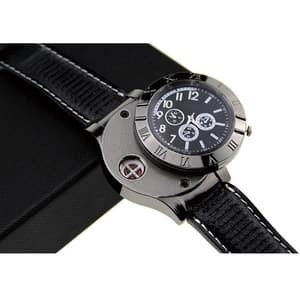 JAM TANGAN PRIA RANTAI MURAH ANTI AIR ORIGINAL KULIT DIGITAL J5X8 Korek Elektrik USB Hadiah Api