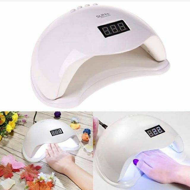 Pengering Kutek Kuku Gel Sun 48 Watt nail Art Manicure Lampu LED Smart