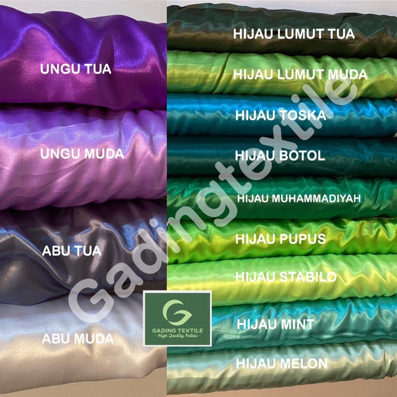 ( per roll ) Kain SATEN SATIN POLOS ENGLAND lebar 120 cm rollan bahan dekorasi dekor kerudung jilbab hijab baju bridesmaid gaun dress gamis nari craft kerajinan tangan hampers harmper parsel parcel schrunchie schruncie ikat rambut tirai gorden hordeng