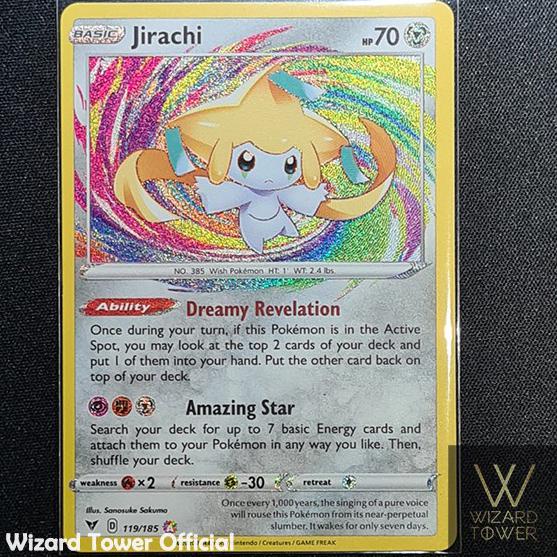 Buruan Beli] - Wt - Jirachi (119/185) Amazing Rare Vivid Voltage Pokemon Tcg
