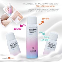 (ORIGINAL 100%) SPRAY PEMUTIH BADAN TANGAN KAKI  MAYCREATE ISOLATION PROTECTION BODY CREAM MAYCREATE TERMURAH