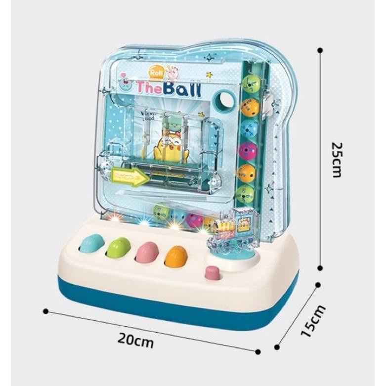 Mainan Anak Mesin Capit Bola Claw Machine Mainan Matematika Belajar Hitung