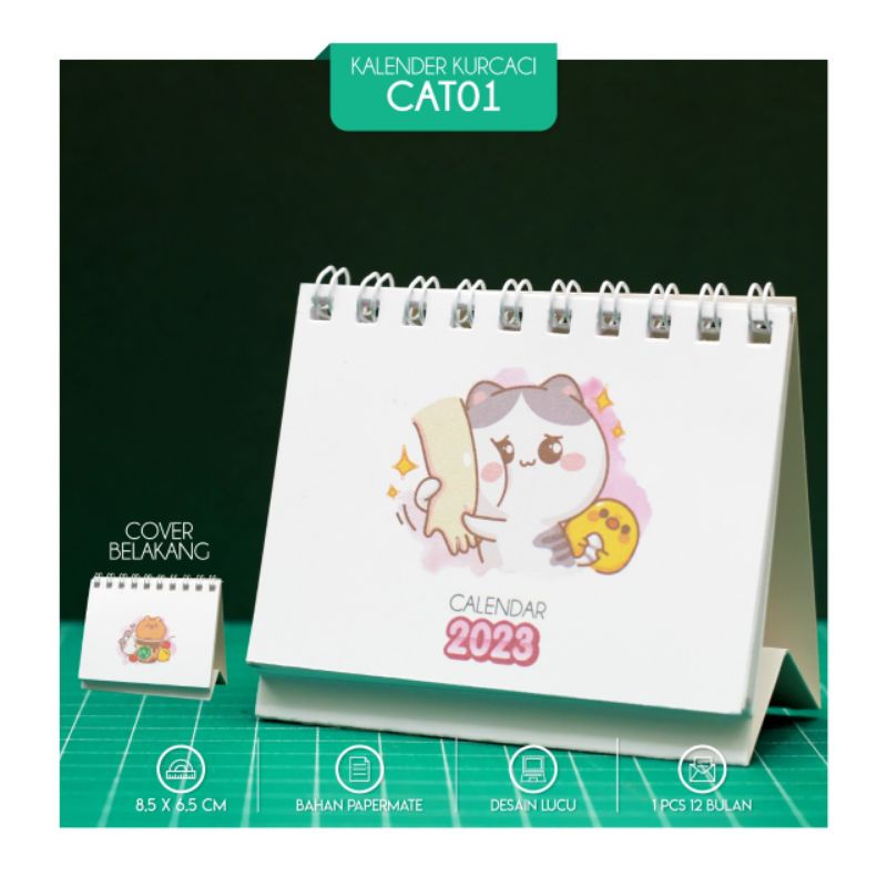 

KALENDER KURCACI 2023 KALENDAR TANGGALAN KALENDER DUDUK MINI