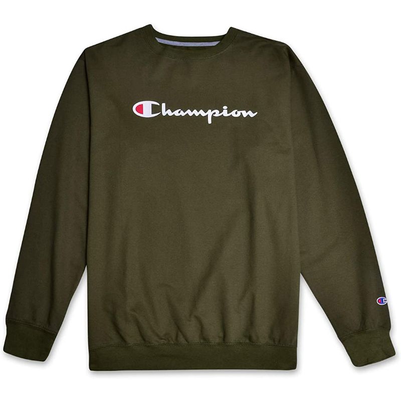 CREWNECK CHAMPION SWEATSHIRT BASIC SWEATER SABLON PRIA WANITA