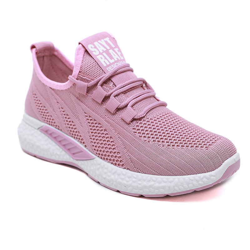 PVN Sepatu  Sneakers  Wanita  Putih  Pink 229 Shopee  Indonesia