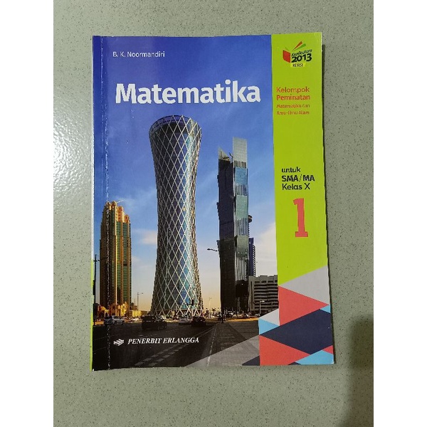 

Matematika Peminatan Kelas 10 / X - Matematika Minat