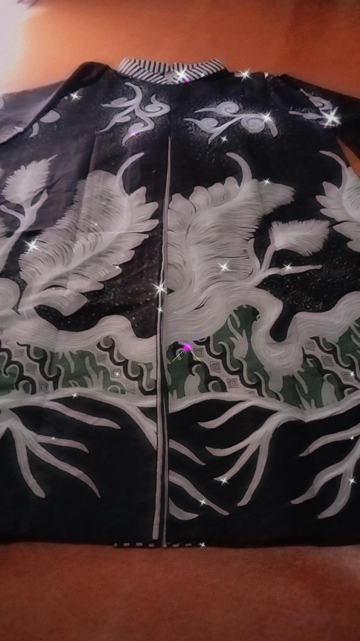 Shanaya Batik Tunik Pias Kombinasi Wulu Ori Berkualitas Size S M L Xl Xxl