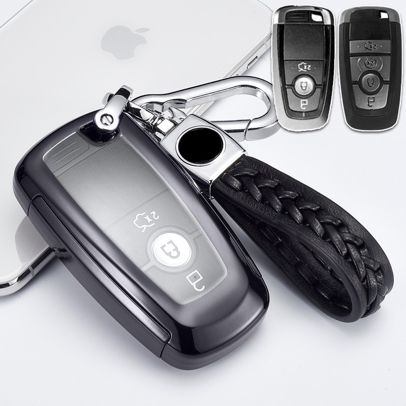 Casing Kunci Mobil Ford Fusion Mustang Explorer F150 F250 F350 2017 2018 EcoSport Edge S-MAX Ranger Lincoln Mondeo