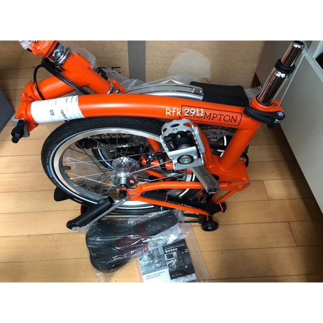 #brompton Orange M6R SN 2005